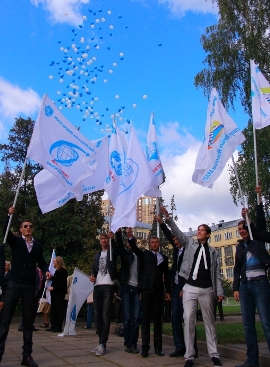 Торжественный митинг в МАИ, посвящённый Дню знаний