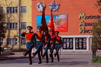 Торжественный митинг в честь Дня Победы